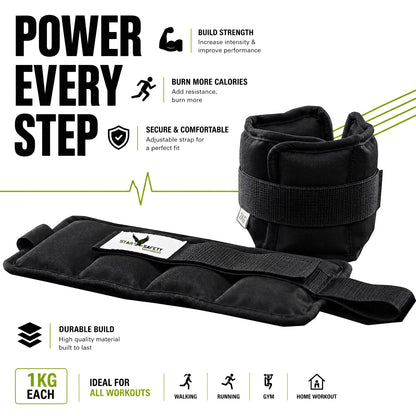 Star Safety APEX 2 — 2kg Performance Ankle Weights
