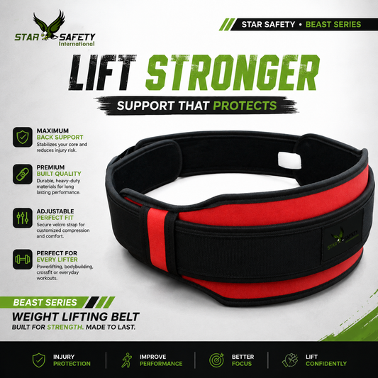 Star Safety Beast Force Weight Lifting Belt
