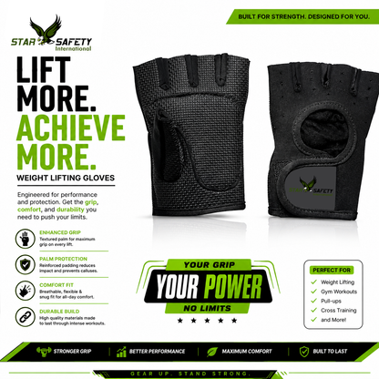 Star Safety Titan Grip — Performance Weight Lifting Gloves