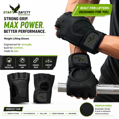 Star Safety Titan Grip — Performance Weight Lifting Gloves