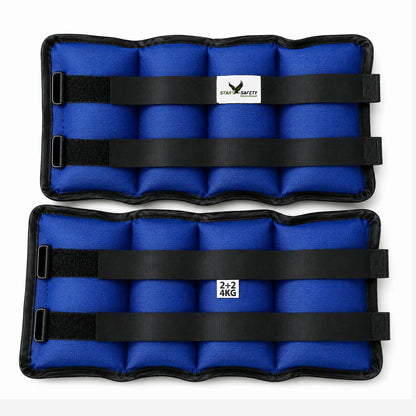 Star Safety APEX 4 — 4kg Premium Exercise & Recovery Ankle Weights
