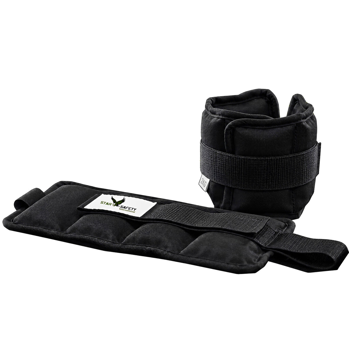 STAR SAFETY POWER TRIO — Wrist Wrap — 2Kg Ankle Weight Pair — Lifting Strap