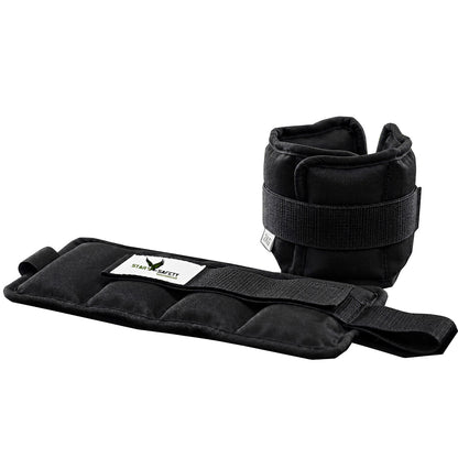 STAR SAFETY POWER TRIO — Wrist Wrap — 2Kg Ankle Weight Pair — Lifting Strap